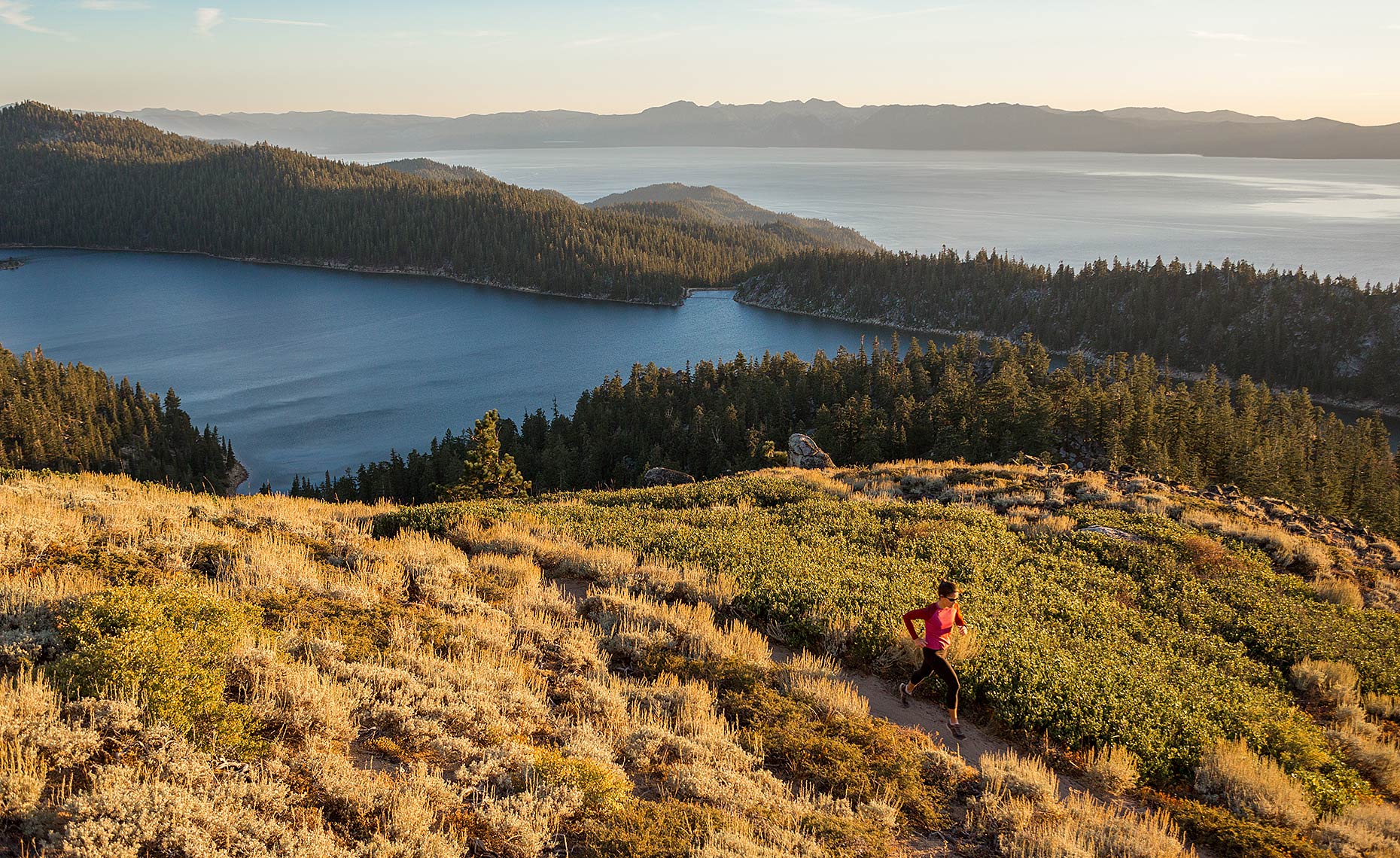 Lake Tahoe Trail Running Photo