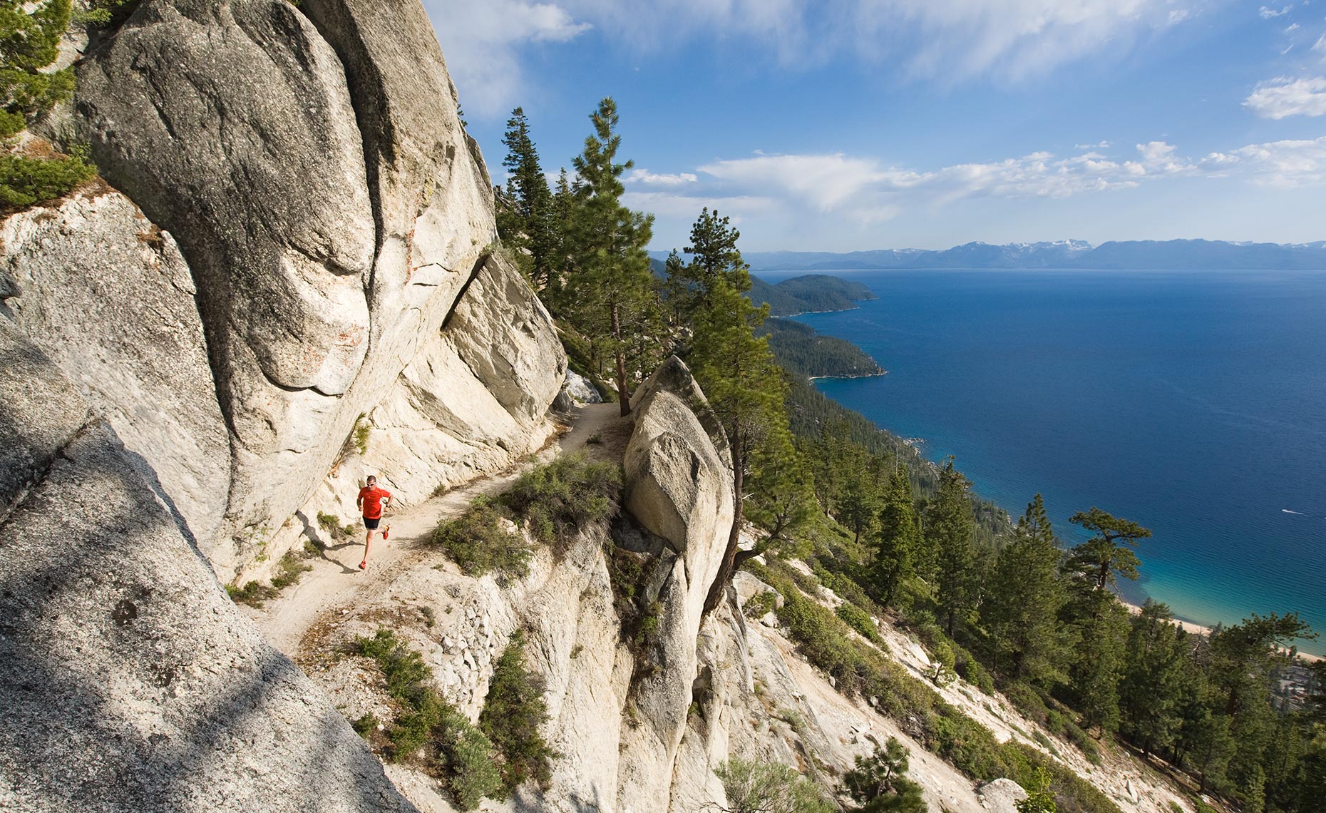 Lake Tahoe California Runner Photo